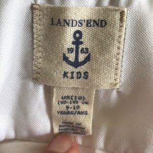 White button down Oxford uniform shirt long sleeve